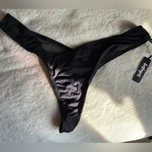 Black Bootay Bag thong underwear